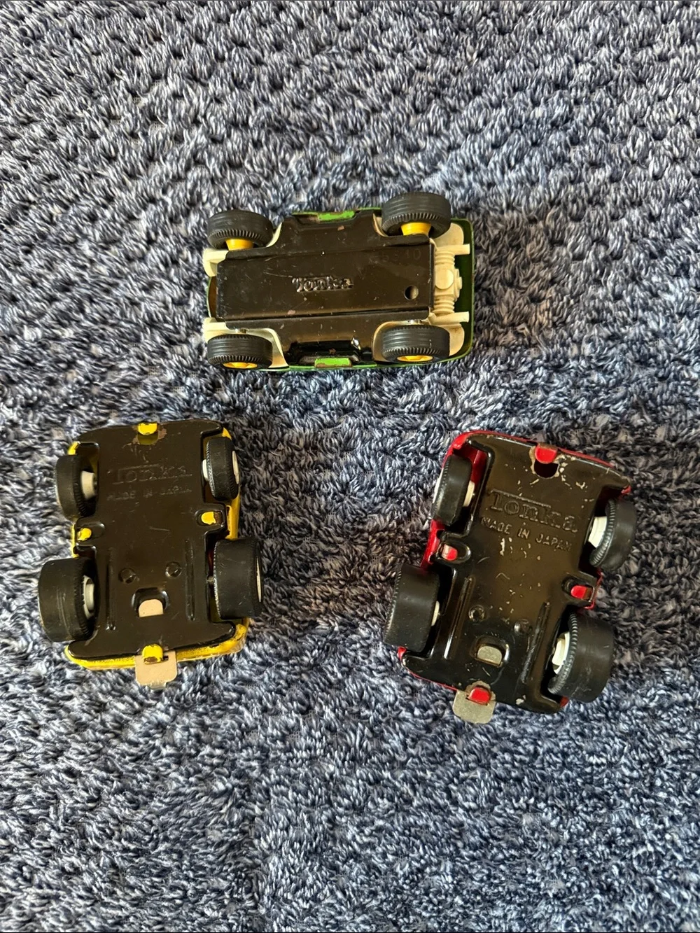 Tonka Mini Metal Car Trio - Red, Yellow & Green
